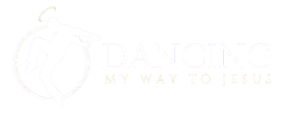 dancing myway to jesus logo white